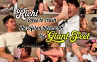 0834-SCF-Male-Richis-Asian-Bitch-Cuckold-Couple-Boy-Feet-Slave-Gay
