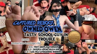 0868-Str8crushfeet-Owen-Bondage-Tied-Twink-Boy-Feet-Ass-Slave